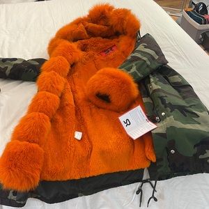 Fox Fur Parka Jacket